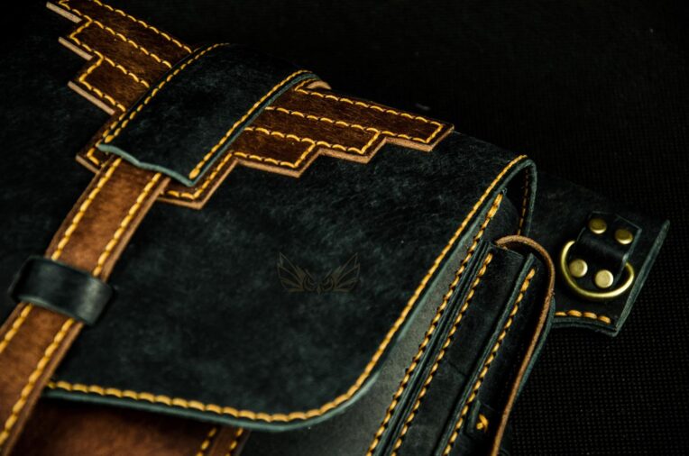 Bag Pattern – Leather biker Bag pattern – PDF Pattern – hip Bag Leather Pattern – Leather Template4