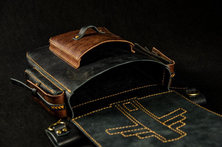 Bag Pattern – Leather biker Bag pattern – PDF Pattern – hip Bag Leather Pattern – Leather Template7