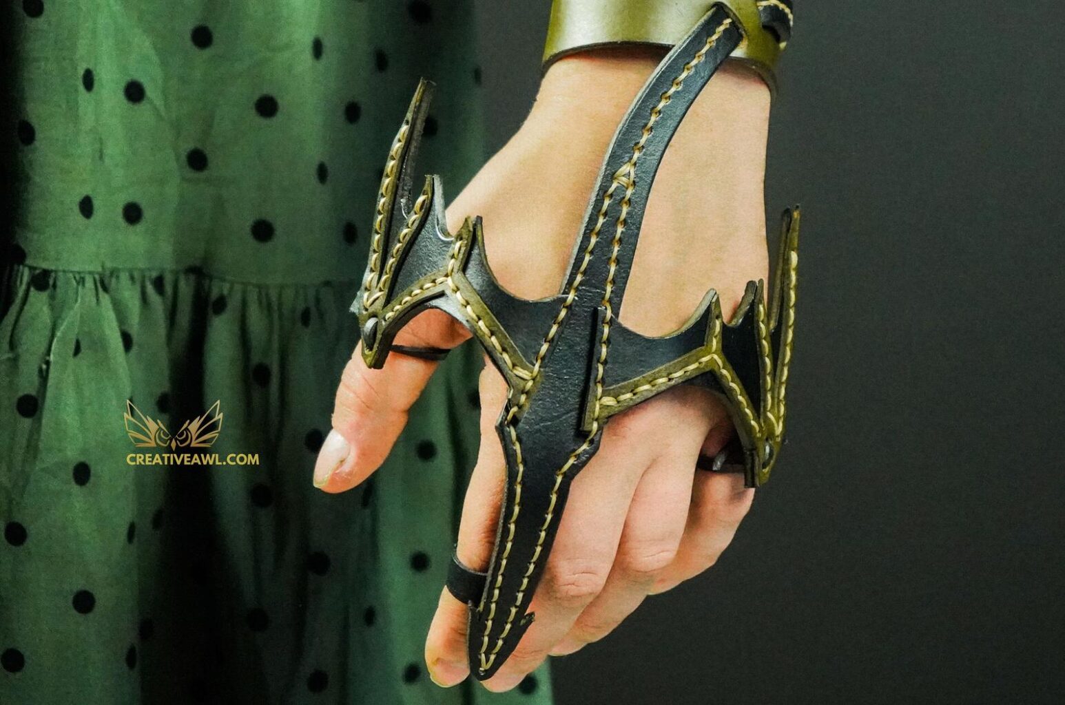 Dragon Bracelet [PDF pattern] Creative Awl Studio