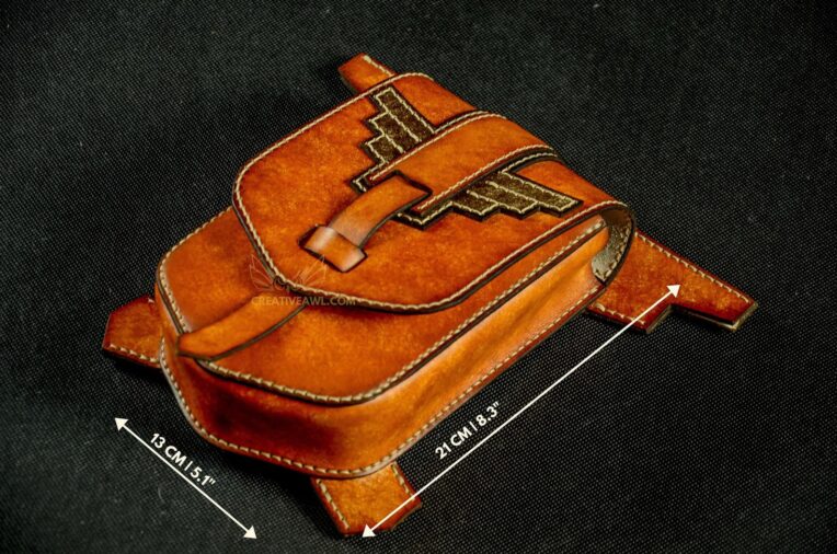 Leather hip Bag Pattern SET4