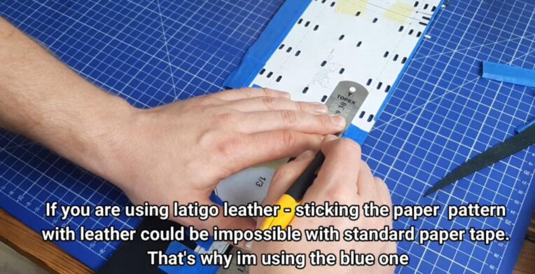 No sewing Leather Bag Pattern Set10