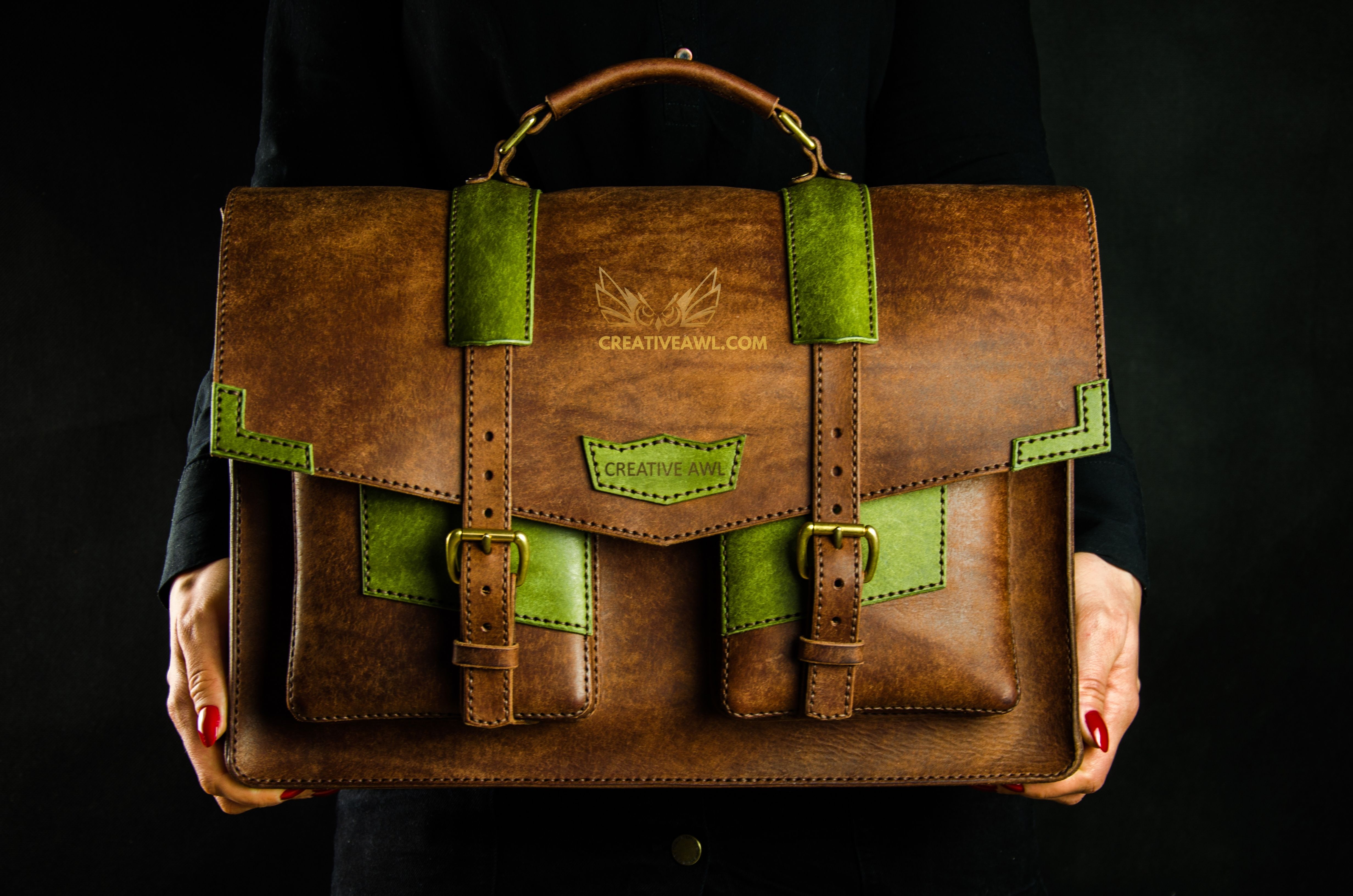 Briefcase Laptop Bag [PDF pattern] Creative Awl Studio