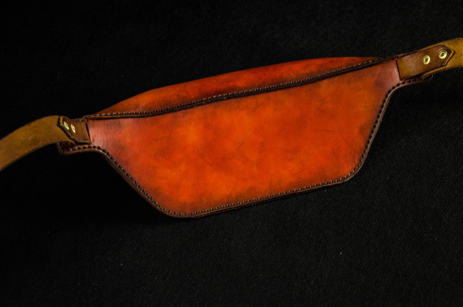 Leather Hip Bag PDF Pattern, Leather DIY, Fanny Pack, Belt Pouch