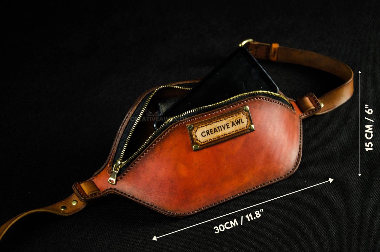 Waist Bag pattern [PDF pattern] Creative Awl Studio