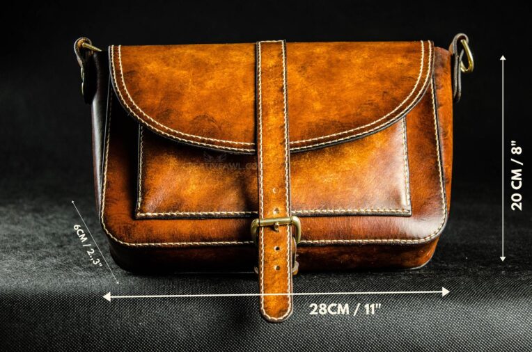shoulder Bag pattern – Leather Pdf Template – Leather Pattern – Messenger Bag – Leather Patterns3