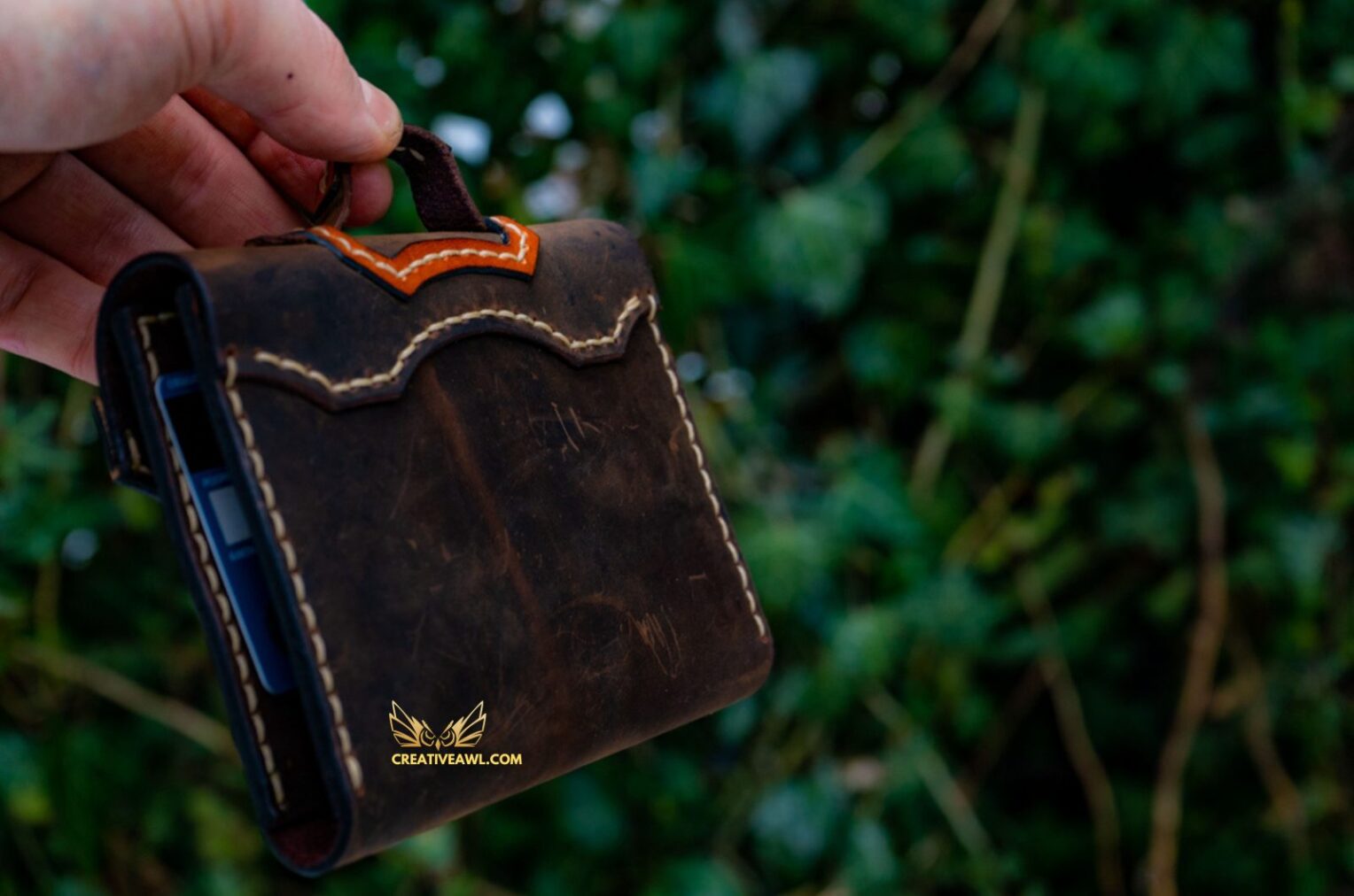 Tiny Briefcase Wallet [PDF pattern] – Creative Awl Studio