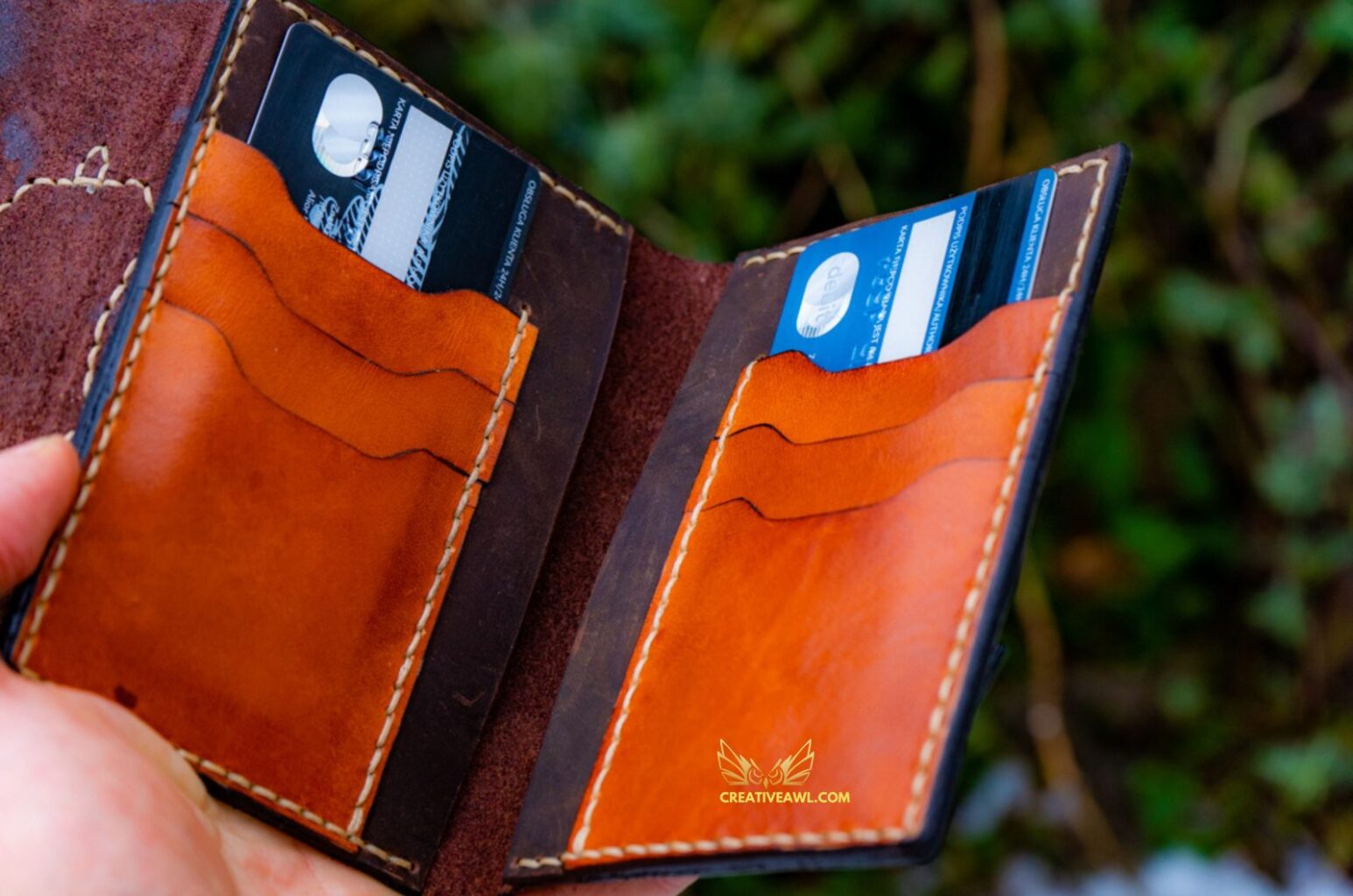 Tiny Briefcase Wallet [PDF pattern] - Creative Awl Studio