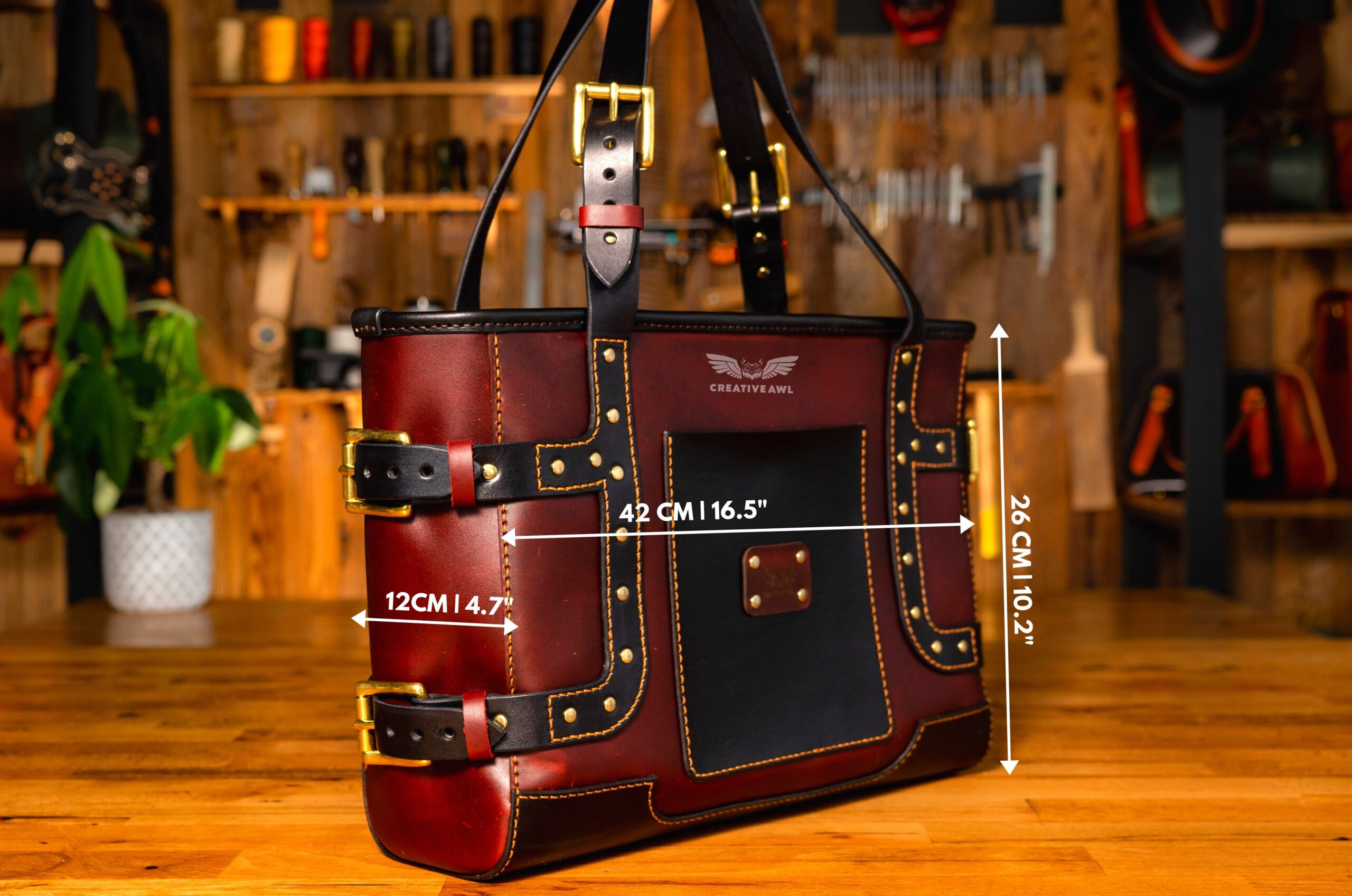 Jesuspirit | Personalized Leather Handbag With Handle | Solomon 2:10 |