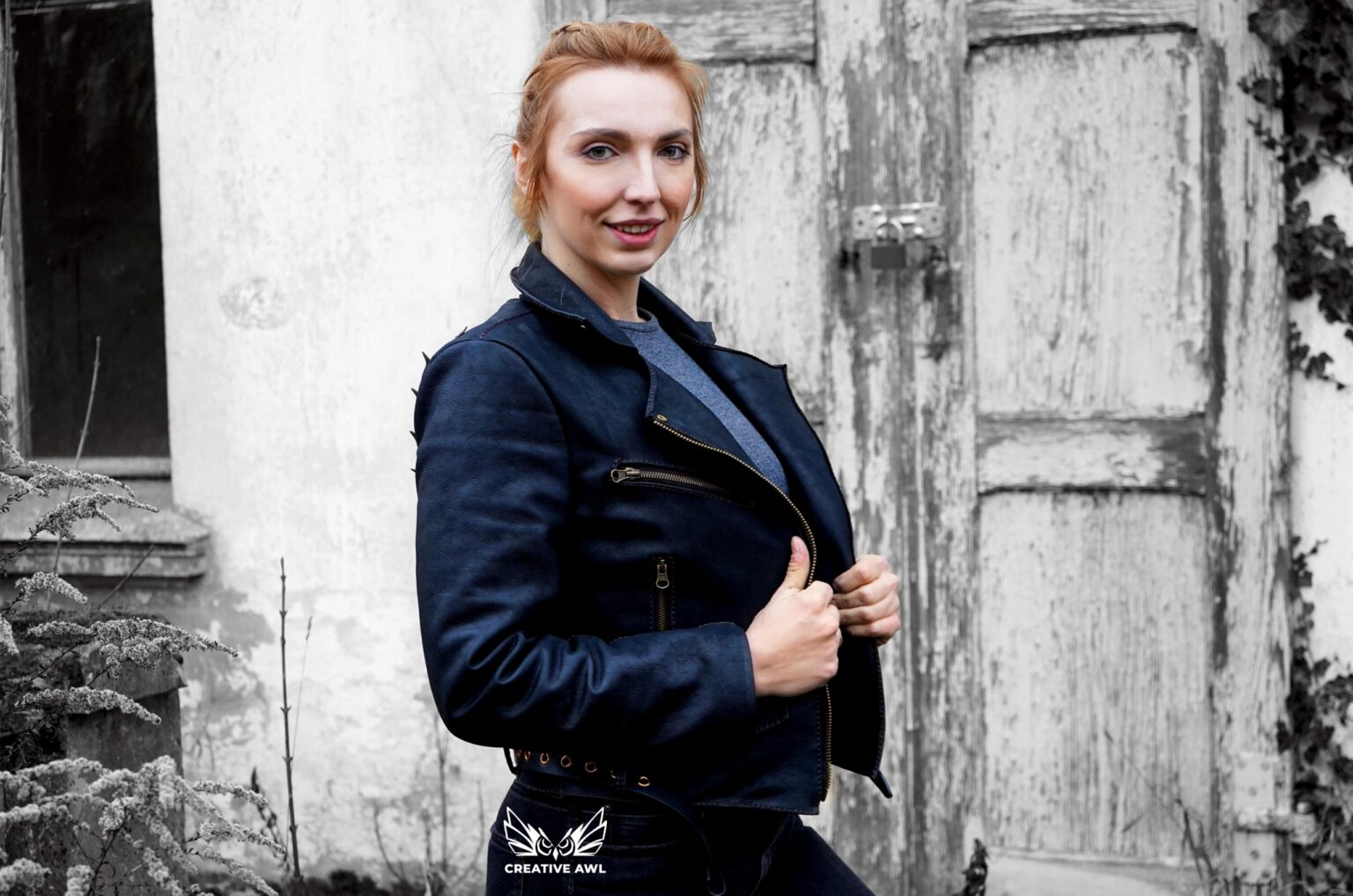 Leather Jacket [PDF pattern] Creative Awl Studio