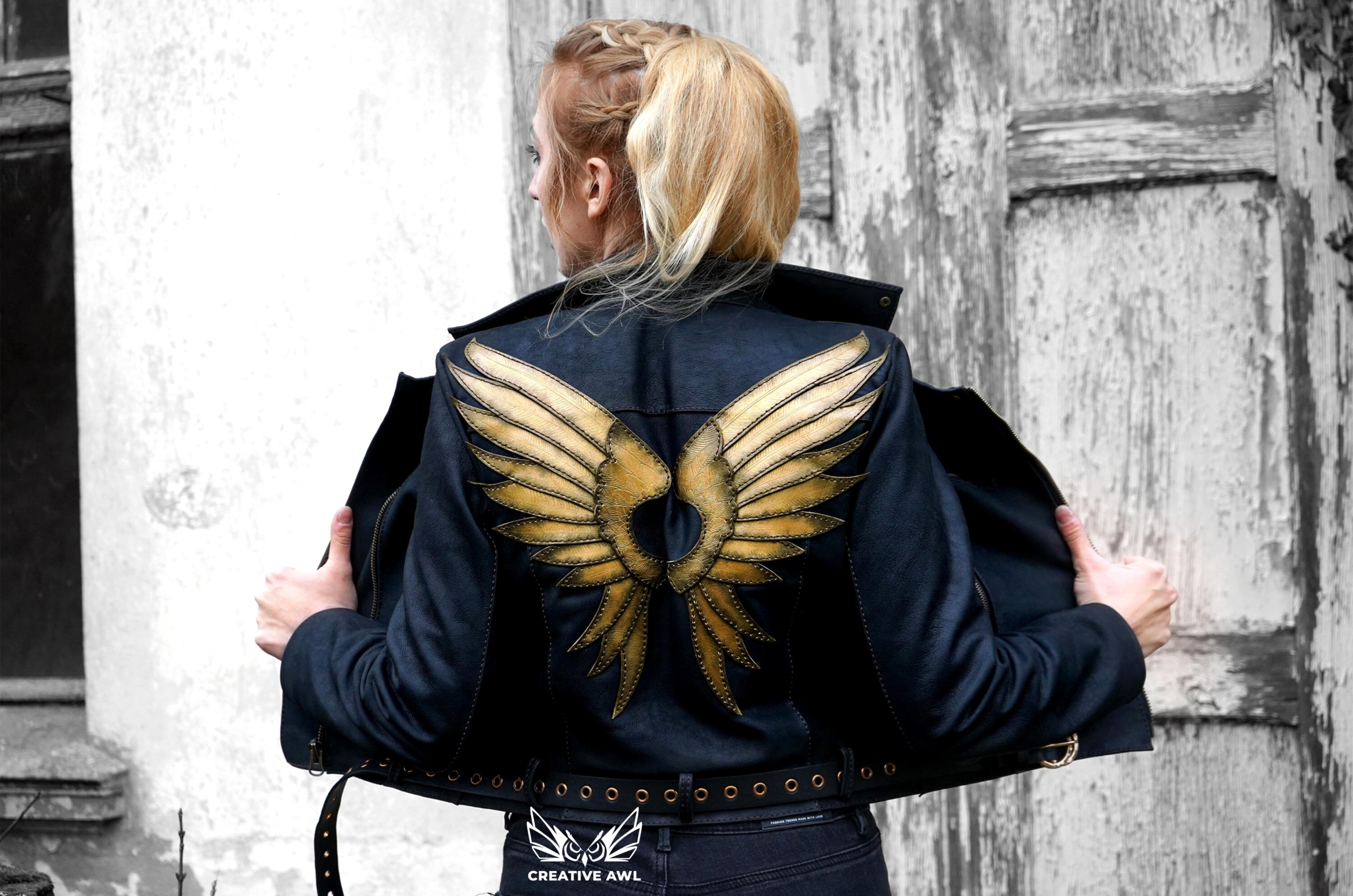 Angel Leather Jacket [PDF & DXF pattern] - Creative Awl Studio