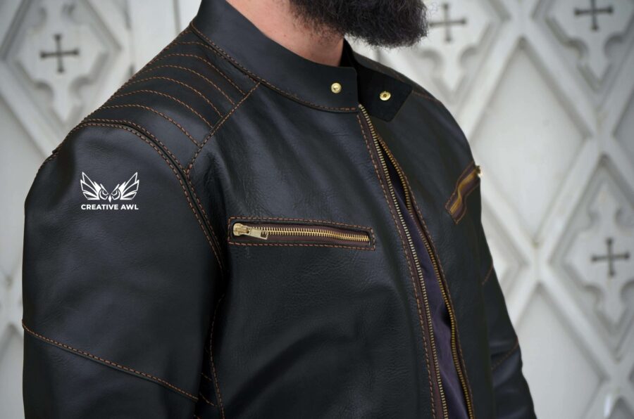 Men’s Leather Jacket [PDF pattern] Creative Awl Studio