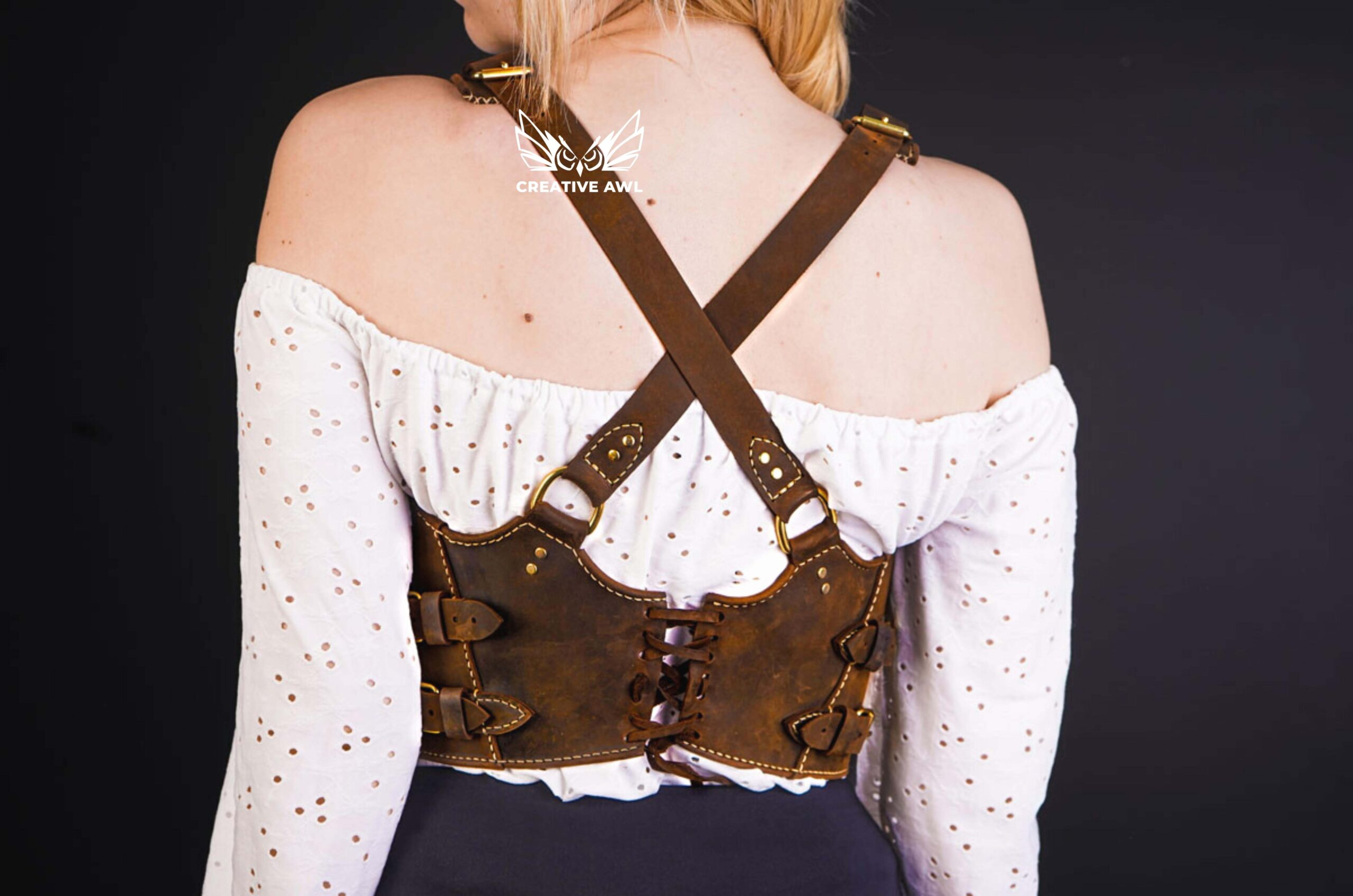 How to Make a Leather Corset - Tutorial and Pattern Download 