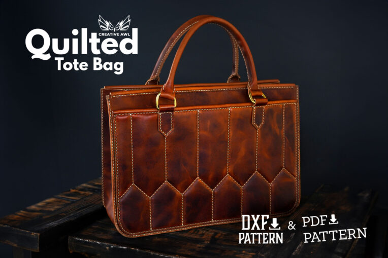Quilted Tote Bag [PDF & DXF pattern]