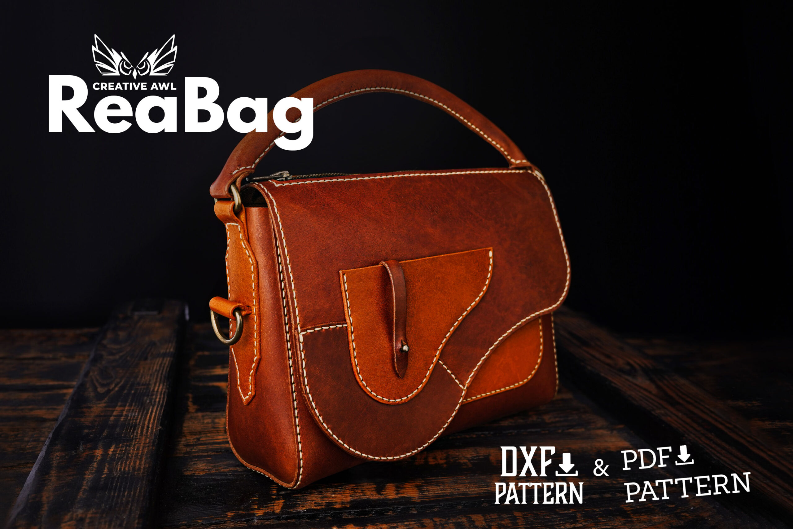 Ladies Purse Pattern - Bag Pattern - Leather DIY - Pdf Download - Leather  Purse - Video Tutorial