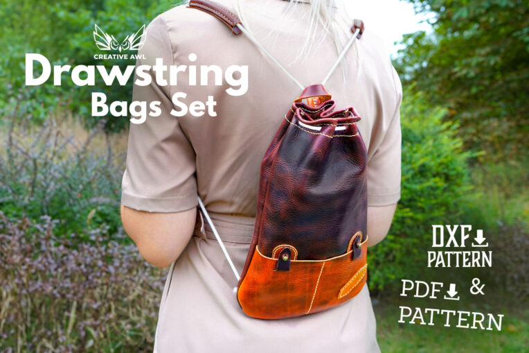 Drawstrings Bags [PDF & DXF pattern]