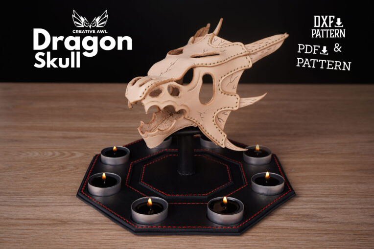 Dragon Skull [PDF & DXF pattern]