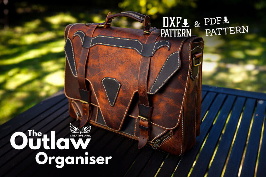 Outlaw Organiser [PDF & DXF pattern] - Creative Awl Studio