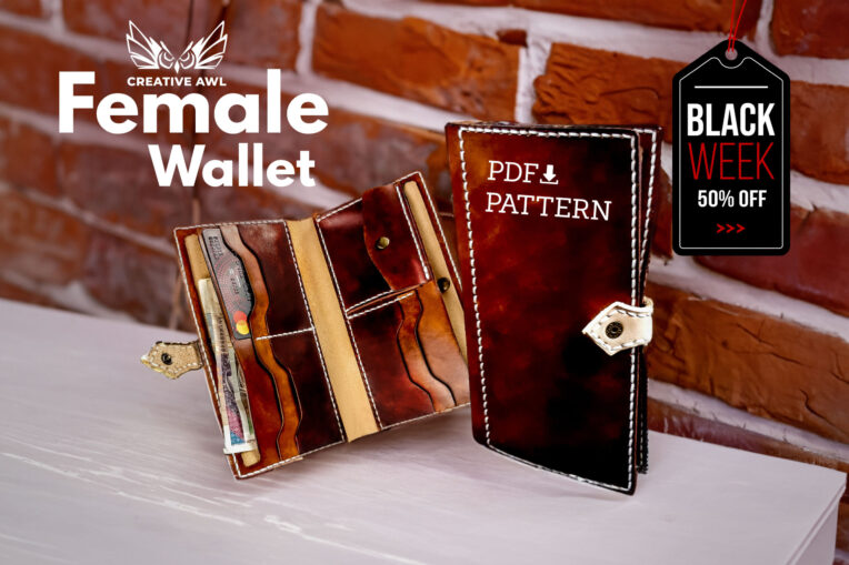 Female Wallet [PDF & DXF pattern]