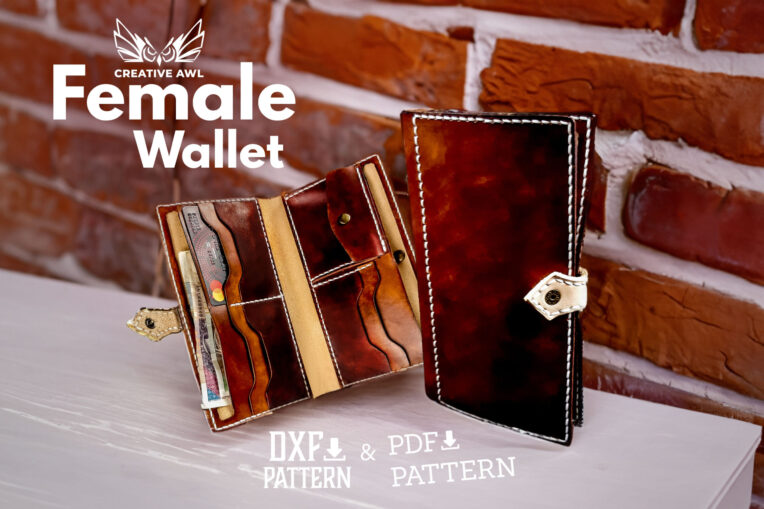 Female Wallet [PDF & DXF pattern]
