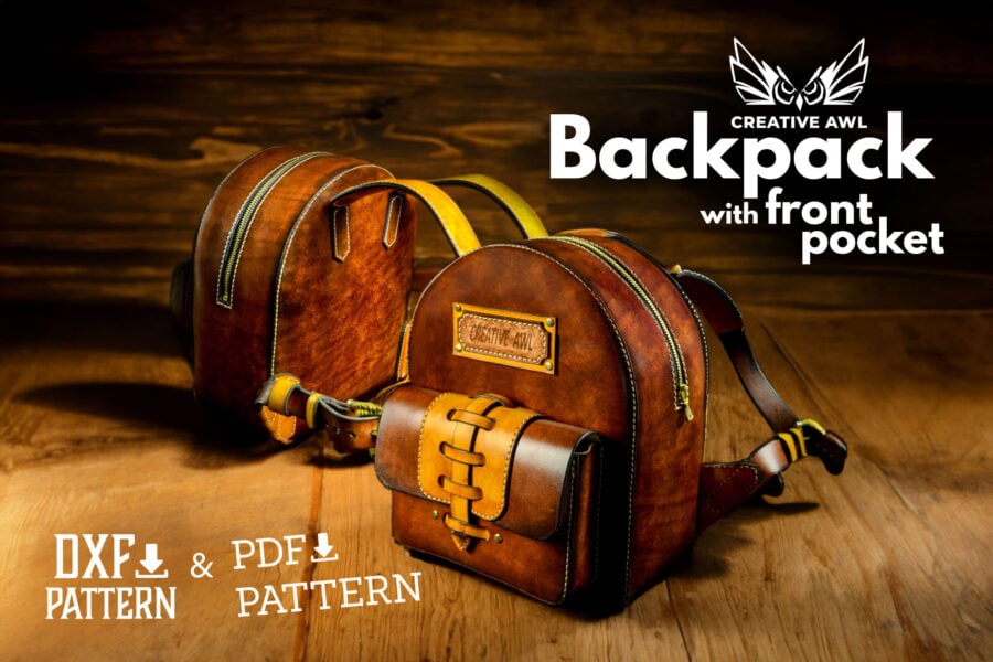 Backpack [PDF & DXF pattern] - Creative Awl Studio