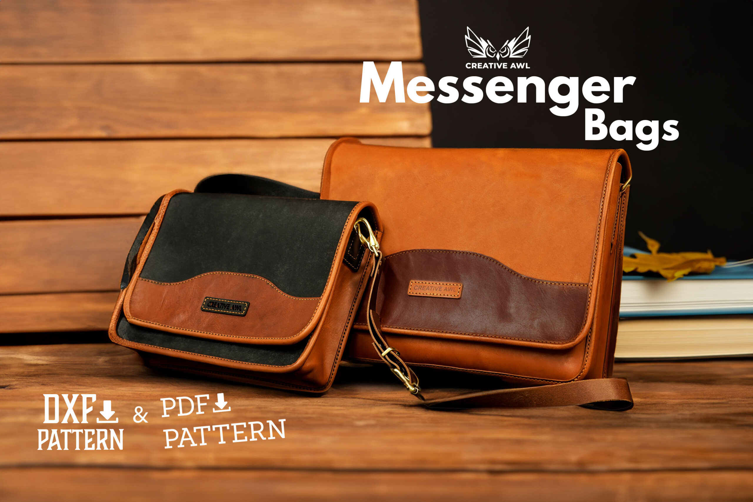Leather tool roll bag making. Leather craft PDF pattern 