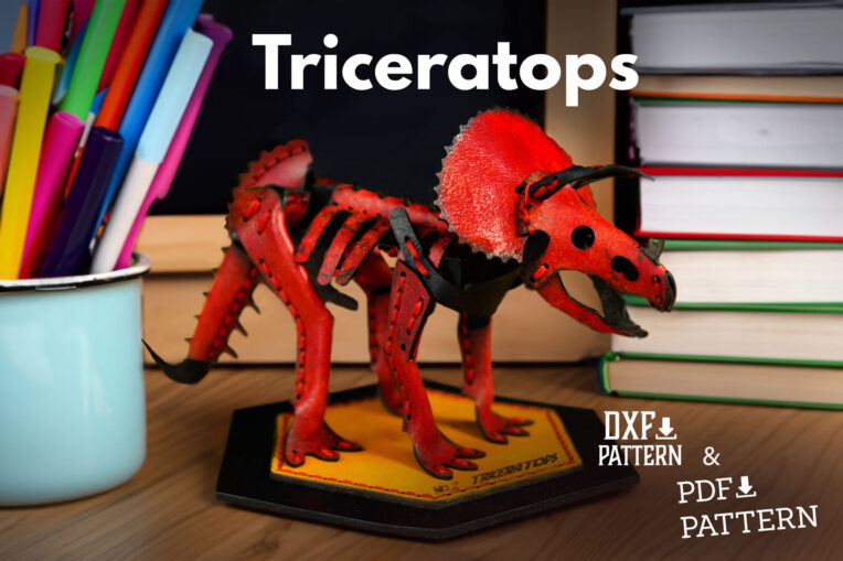 Triceratops [PDF & DXF pattern]