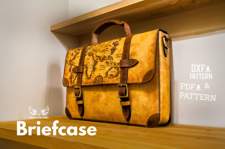 Briefcase Laptop Bag [PDF & DXF pattern]