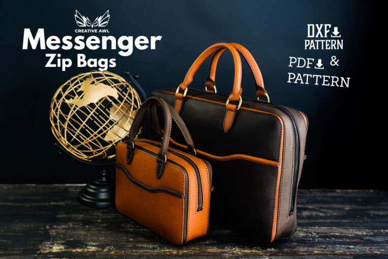 Messenger Zip Bags [PDF & DXF pattern]