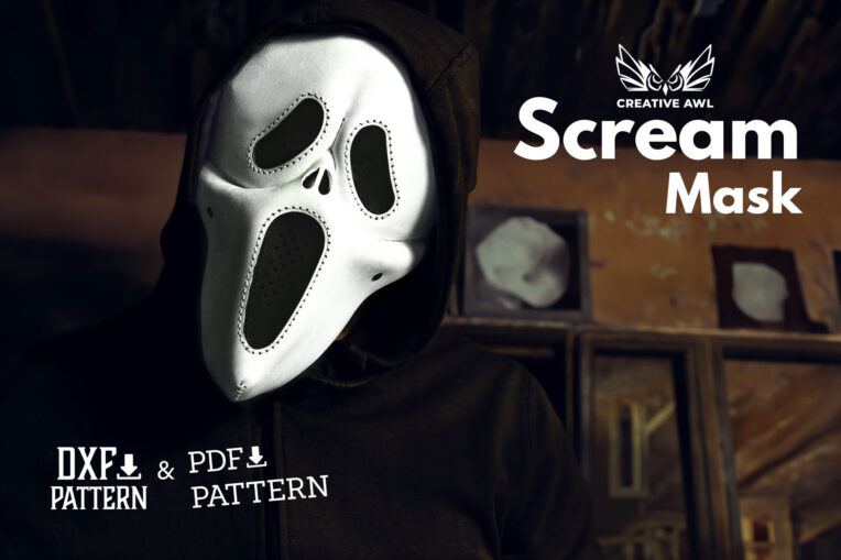 Scream Mask [PDF & DXF pattern]