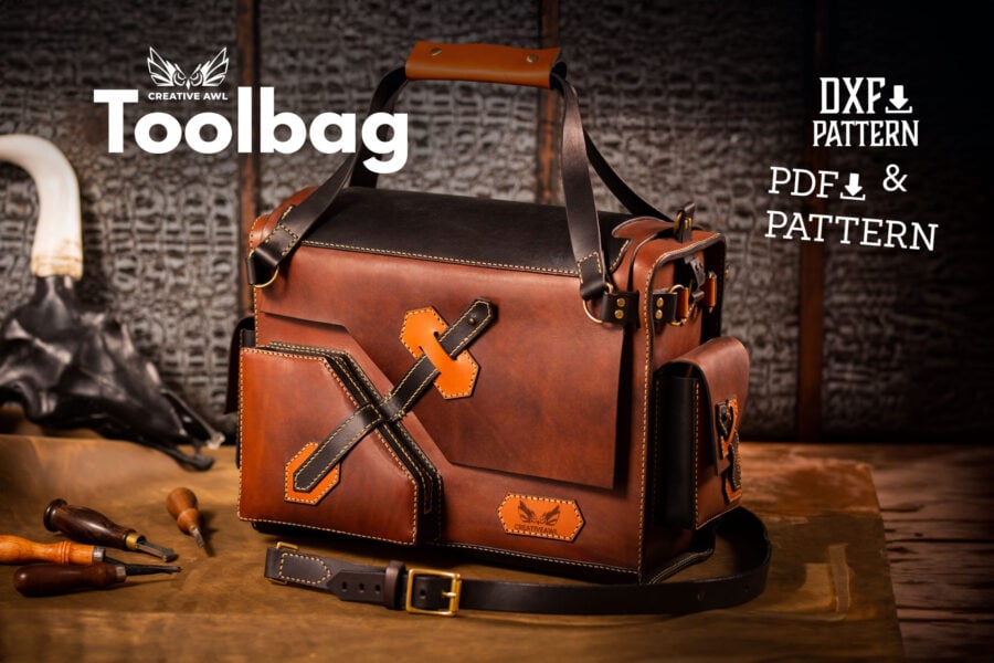 Toolbag [PDF & DXF pattern] - Creative Awl Studio