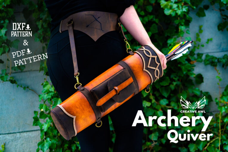 Archery quiver [PDF & DXF PATTERN]