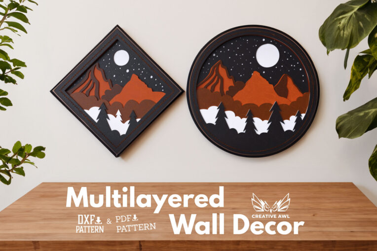 Multilayered Wall Decor [PDF & DXF pattern]