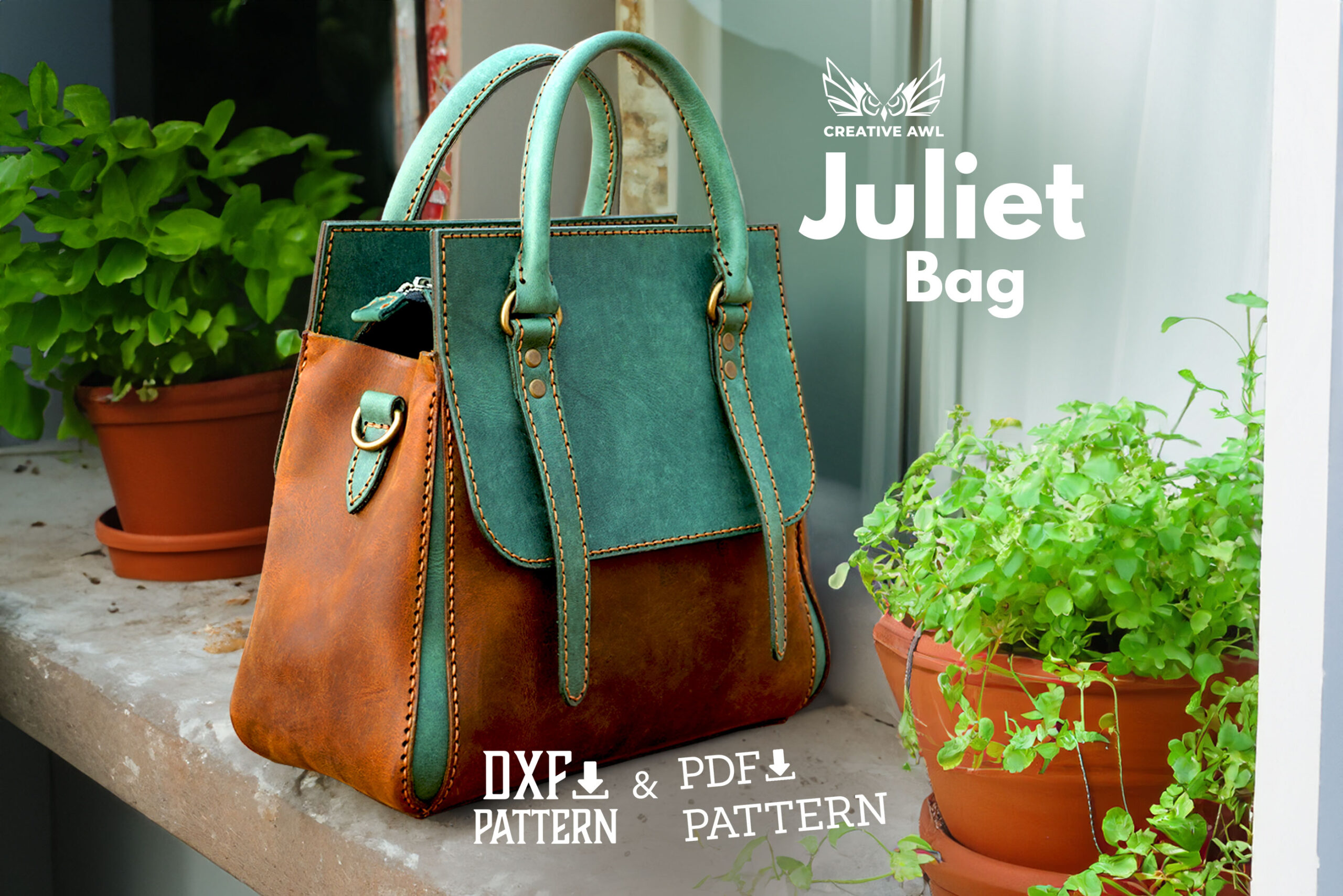 Juliet Bag [PDF & DXF pattern] - Creative Awl Studio
