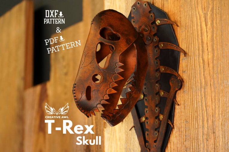 T-Rex Skull [PDF & DXF pattern]