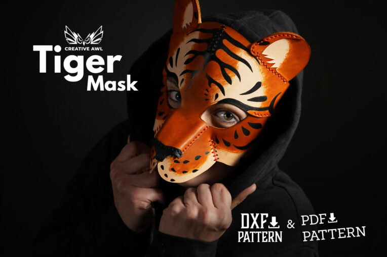 Tiger Mask [PDF & DXF pattern]