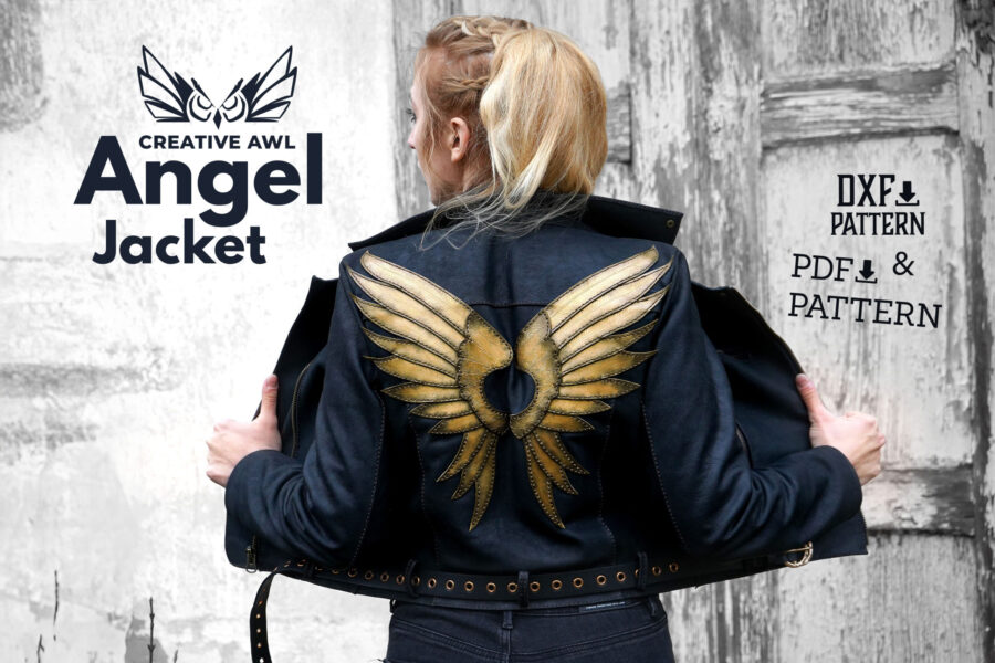 Angel Leather Jacket [PDF & DXF pattern] - Creative Awl Studio