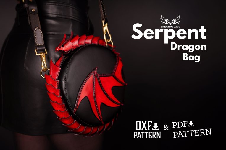 Serpent Dragon Bag [PDF & DXF pattern]