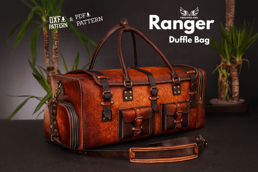 【海外限定超レア品】海外限定DUFFLE BAG STRAGE（30個収納） Ranger Duffle Bag [PDF & DXF pattern] - Creative Awl Studio