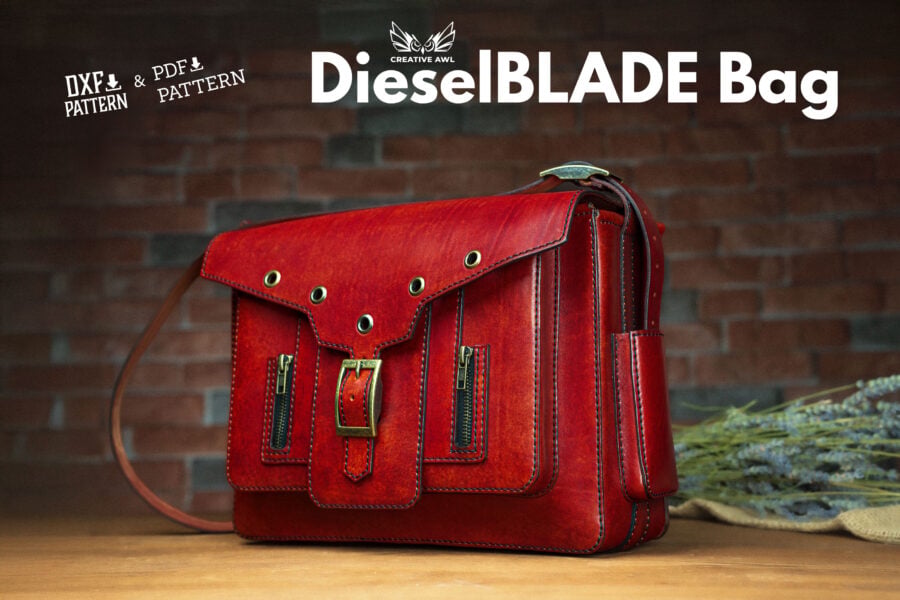 DieselBlade Bag [PDF & DXF pattern] - Creative Awl Studio