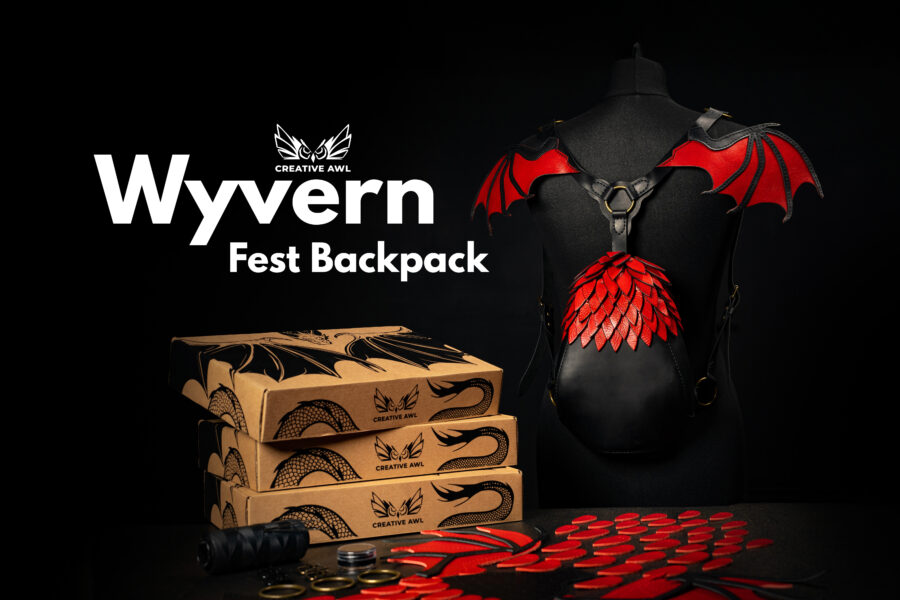 DIY Wyvern Dragon Fest Backpack Kit - Creative Awl Studio