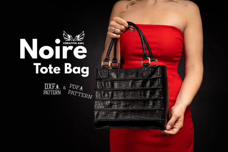 Noire Tote Bag [PDF & DXF pattern]