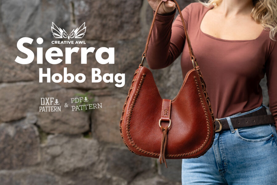 Sierra Hobo Bag [PDF & DXF pattern] - Creative Awl Studio