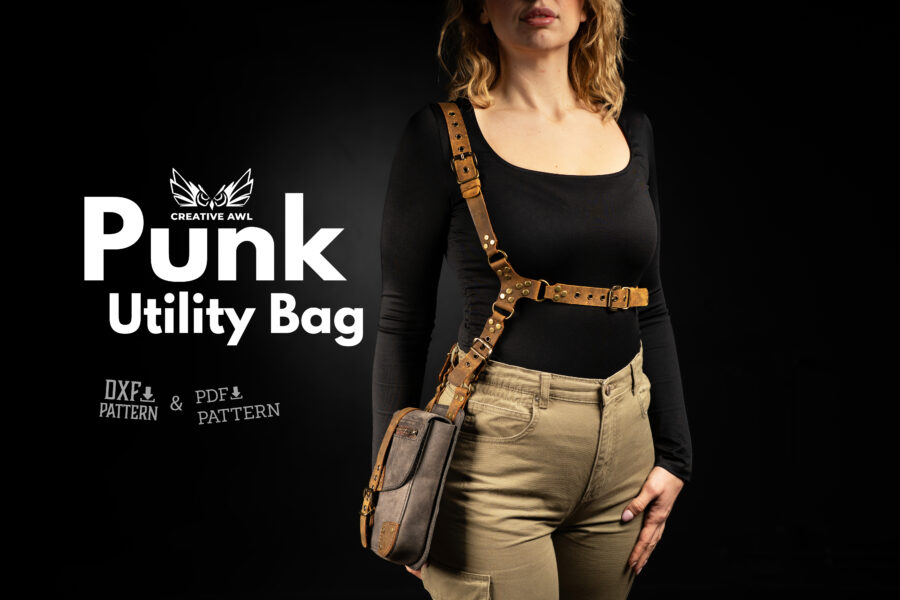 Punk Utility Bag [PDF & DXF pattern] - Creative Awl Studio