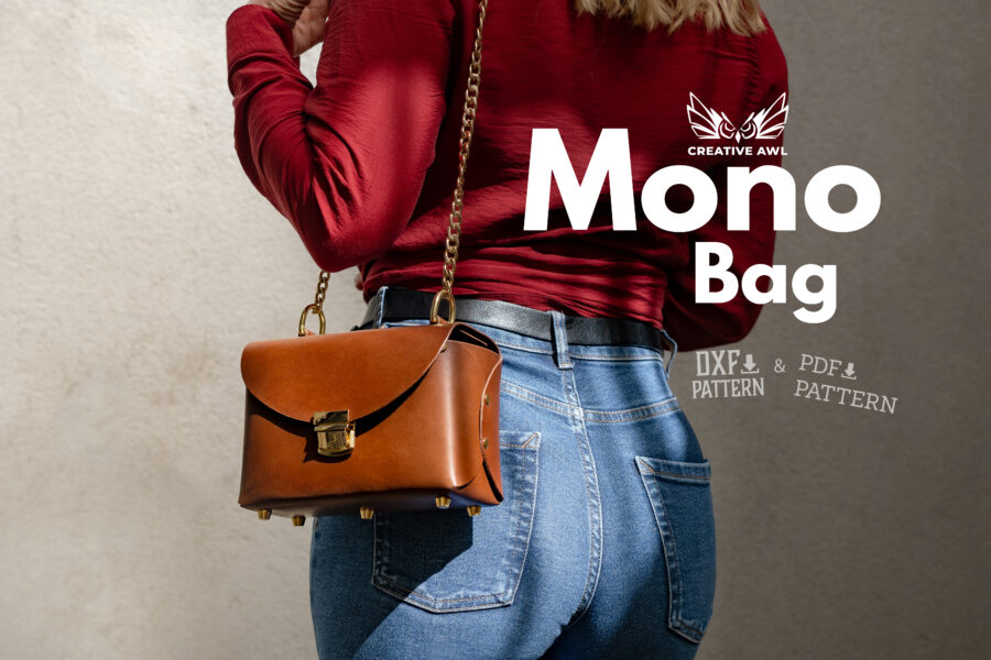Mono Bag PDF & DXF Pattern - Creative Awl Studio